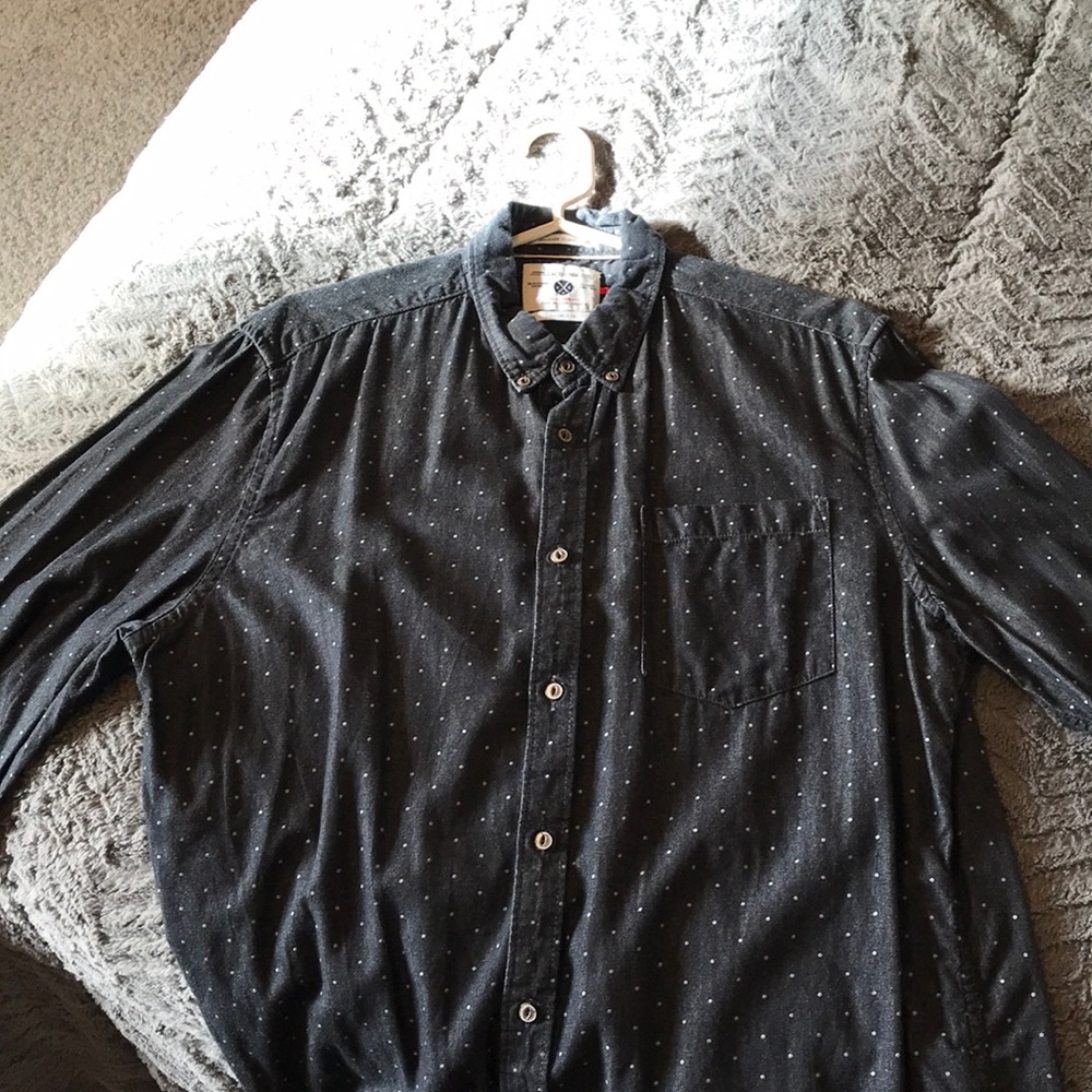 Cactus Man Long Sleeve button up shirt - XL - SLIM